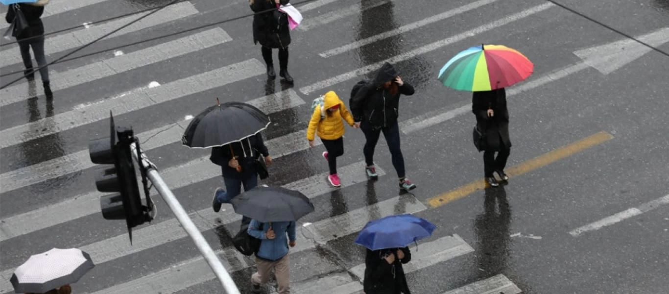 Με βροχές και καταιγίδες η αυριανή μέρα - Ποιες περιοχές θα επηρεαστούν